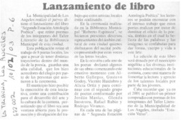 Lanzamiento de libro. Lanzamiento de libro.