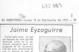 Jaime Eyzaguirre