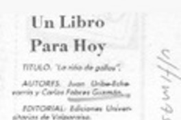 Un libro para hoy
