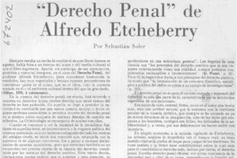"Derecho penal" de Alfredo Etcheberry. "Derecho penal" de Alfredo Etcheberry.