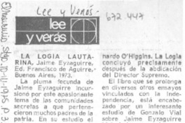 La Logia lautarina. La Logia lautarina.