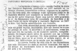 Januario Espinoza y Cecilia Januario Espinoza y Cecilia