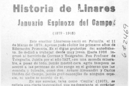Januario Espinoza del Campo. Januario Espinoza del Campo.