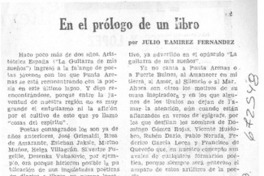 En el prólogo de un libro En el prólogo de un libro