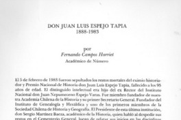 Don Juan Luis Espejo Don Juan Luis Espejo
