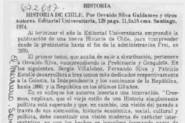 Historia de Chile. Historia de Chile.