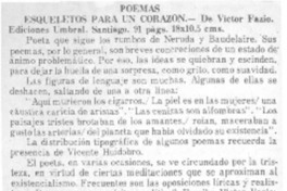 Esqueletos para un corazón. Esqueletos para un corazón.