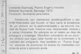 "Puerto engaño"