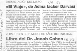 "El viaje", de Adina Lacker Darvasi.
