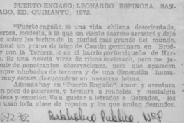 Puerto engaño. Puerto engaño.