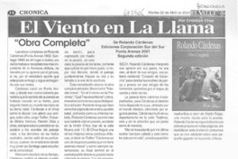 Obra completa. Obra completa.