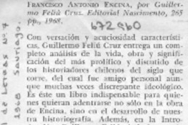 Francisco Antonio Encina. Francisco Antonio Encina.