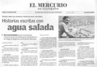 Historias escritas con agua salada : [Entrevista]