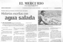 Historias escritas con agua salada : [Entrevista]