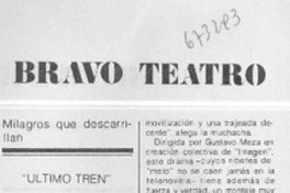 El útlimo tren. El útlimo tren.