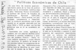 Políticas económicas en Chile