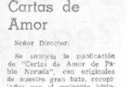 Cartas de amor