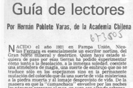 Guía de lectores