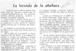 La leyenda de la añañuca. La leyenda de la añañuca.