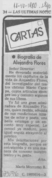 Biografía de Alejandro Flores