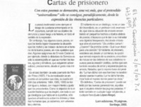 Cartas de prisionero Cartas de prisionero
