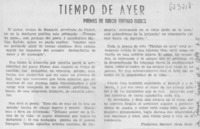 Tiempo de ayer Tiempo de ayer