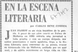 En la escena literaria En la escena literaria