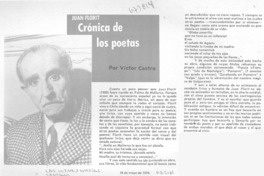 Crónica de los poetas Crónica de los poetas