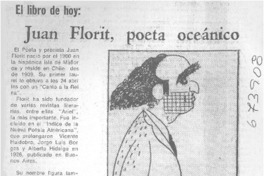 Juan Florit, poeta oceánico Juan Florit, poeta oceánico
