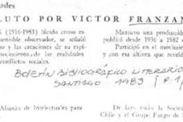 Luto por Víctor Franzani. Luto por Víctor Franzani.