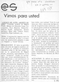 Vimos para usted
