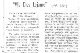 Mis días lejanos Mis días lejanos