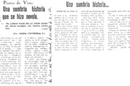 Una sombría historia que se hizo novela Una sombría historia que se hizo novela