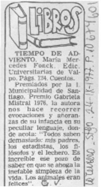 Tiempo de adviento.