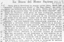 En busca del homo sapiens. En busca del homo sapiens.