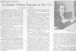 La poesía chilena impacta en EE.UU : [entrevista]