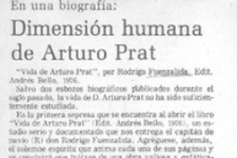 Dimensión humana de Arturo Prat Dimensión humana de Arturo Prat
