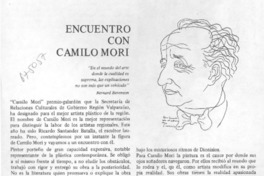 Encuentro con Camilo Mori Encuentro con Camilo Mori