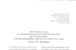 Entre el dolor y la ira Entre el dolor y la ira