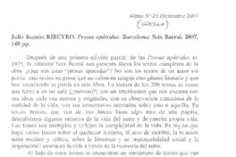 Prosas apátridas Prosas apátridas