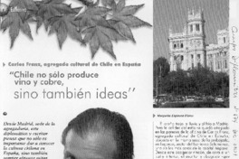"Chile no sólo produce vino y cobre, sino también ideas" (entrevista) "Chile no sólo produce vino y cobre, sino también ideas" (entrevista)
