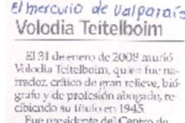 Volodia Teitelboim Volodia Teitelboim