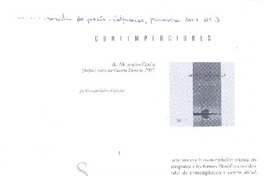 Conteplaciones