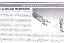 Lanzan libro de montañismo Lanzan libro de montañismo