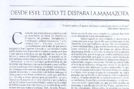 Desde este texto te dispara la mamazota Desde este texto te dispara la mamazota