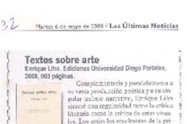 Textos sobre arte Textos sobre arte