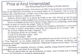 Proa al Azul Inmensidad Proa al Azul Inmensidad
