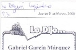 Gabriel García Márquez Gabriel García Márquez