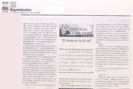 "El desierto de la sal" "El desierto de la sal"