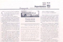 Poesía social americanista